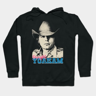 Dwight Yoakam / 80s Styled Retro Design Hoodie